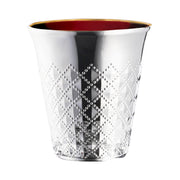 5 oz. Shiny Metallic Aluminum Silver Round Plastic Kiddush Cups Secondary | Smarty Had A Party