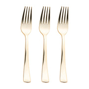 Shiny Metallic Gold Plastic Forks Secondary | Smarty Had A Party