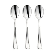 Shiny Metallic Silver Plastic Spoons Secondary | Smarty Had A Party