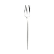 Shiny Silver Moderno Disposable Plastic Dessert Forks Main | Smarty Had A Party