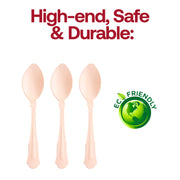 Silhouette Birch Wood Eco Friendly Disposable Dinner Spoons BPA | Smarty Had A Party