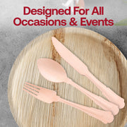 Silhouette Birch Wood Eco Friendly Disposable Dinner Spoons Lifestyle | Smarty Had A Party