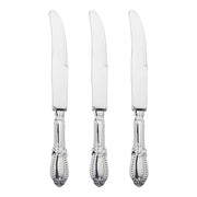 Silver Baroque Disposable Plastic Dinner Knives Secondary | Smarty Had A Party