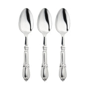 Silver Baroque Disposable Plastic Dinner Spoons Secondary | Smarty Had A Party