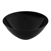 Solid Black Organic Round Disposable Plastic Bowls (32 oz.) | Smarty Had A Party