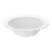 Solid White Edge Rim Round Disposable Plastic Dessert Bowls (5 oz.) | Smarty Had A Party