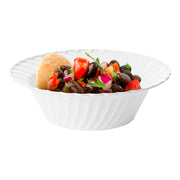 White Flair Plastic Dessert Bowls (5 oz.) Secondary | Smarty Had A Party