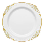 White Gold Disposable Salad Plates 7.5"