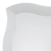 White Wave Plastic Dinner Plates